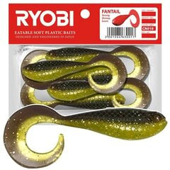 Мягкая приманка Twister Scented Ryobi Fantail 51мм CN010 8шт цена и информация | Воблеры, приманки, блесны | 220.lv