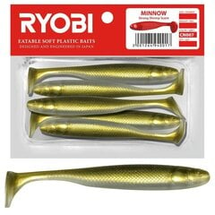 Мягкая приманка Scented Ryobi Minnow 93мм CN007 5шт цена и информация | Воблеры, приманки, блесны | 220.lv