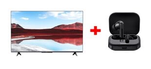 Xiaomi QLED TV A Pro 2025 43" + Xiaomi Redmi Buds 5 Black cena un informācija | Televizori | 220.lv