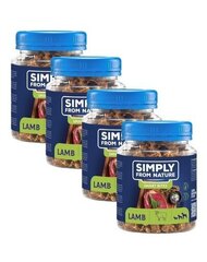 Simply From Nature Smart Bites ar jēru, 4x130 g cena un informācija | Gardumi suņiem | 220.lv