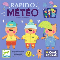 Izglītojoša spēle - Rapido Meteo, DJECO DJ08527 cena un informācija | Galda spēles | 220.lv