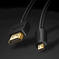 Кабель-переходник HDMI, mini HDMI 2.0v 4K 60Hz 30AWG 1.5 м, черный цена и информация | Адаптеры и USB разветвители | 220.lv