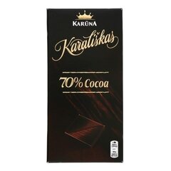 Королевский шоколад (какао - 70%), 100 г цена и информация | Сладости | 220.lv
