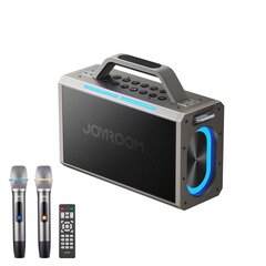 Беспроводная колонка для караоке, Joyroom JR-MW031, 150 Вт, 2 микрофона, пульт ДУ, USB разъем, SD TF, черный цена и информация | Аудиоколонки | 220.lv