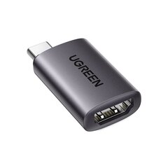 Видеоадаптер, Ugreen US3201, USB-C - HDMI 4K, серый цена и информация | Адаптеры и USB разветвители | 220.lv