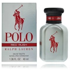 Tualetes ūdens Ralph Lauren Polo Red Rush EDT vīriešiem, 40ml cena un informācija | Vīriešu smaržas | 220.lv