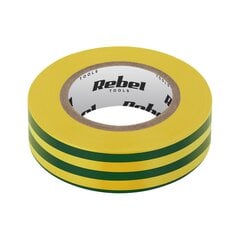 Līmlente Rebel, 0,13 mm x 19 mm x 20 m, dzelteni zaļa, 0,13 mm x 19 mm x 20 m. cena un informācija | Rokas instrumenti | 220.lv