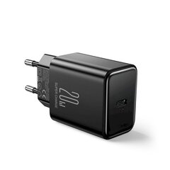 Сетевое зарядное устройство, Joyroom JR-TCF061, USB-C, 20 Вт., PD, черный цена и информация | Зарядные устройства для телефонов | 220.lv