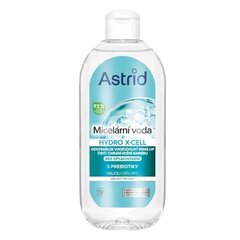 Micelārais ūdens Astrid Hydro X-Cell, 400 ml cena un informācija | Sejas ādas kopšana | 220.lv