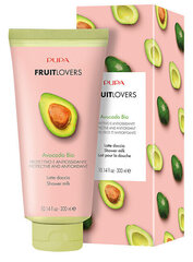 Увлажняющее молочко для тела Pupa Bio Fruit Lovers Latte Doccia Avocado, 300 мл цена и информация | Кремы, лосьоны для тела | 220.lv