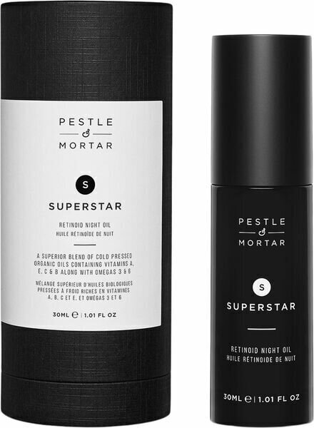 Nakts sejas serums Pestle & Mortar Superstar Retinoid Night Oil, 30 ml cena un informācija | Serumi sejai, eļļas | 220.lv