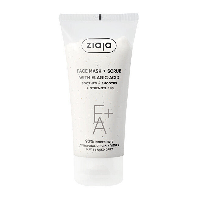 Pīlinga sejas maska Ziaja Mask Facial Peeling with ellagic acid, 55 ml cena un informācija | Sejas maskas, acu maskas | 220.lv