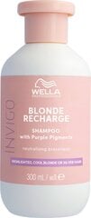 Шампунь для светлых волос Wella Professionals Blonde Recharge, 300 мл цена и информация | Шампуни | 220.lv