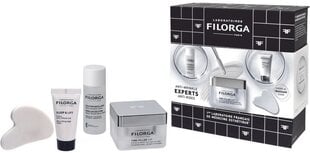 Sejas ādas kopšanas komplekts pret grumbām Filorga: Krēmveida gels Time-Filler 5 XP, 50 ml + Micelārais ūdens, 50 ml + Nakts liftinga krēms Sleep & Lift, 15 ml + Masāžas akmens 1 gab. cena un informācija | Sejas krēmi | 220.lv