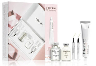 Sejas kopšanas komplekts Fillerina Densifying Filler Grade 3 sievietēm: dienas krēms 12 HA, 50 ml + nostiprinošs sejas serums, 2x30 ml cena un informācija | Sejas krēmi | 220.lv