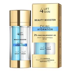 Sejas kopšanas komplekts Lift 4 Skin Beauty Booster Dual Hydration sievietēm: 2% Hyaluronic Acid B5 serums, 15 ml + mitrinošs sejas krēms SPF30, 15 ml cena un informācija | Sejas krēmi | 220.lv