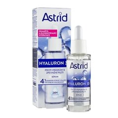 Сыворотка для лица от морщин Astrid Hyaluron 3D, 30 мл цена и информация | Сыворотки для лица, масла | 220.lv