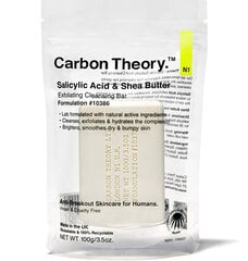 Sejas ziepes Carbon Theory Day-Lite Salicylic Acid Exfoliating Bar, 100 g cena un informācija | Sejas ādas kopšana | 220.lv