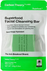Sejas ziepes Carbon Theory Superfood facial cleansing soap, 100 g cena un informācija | Ziepes | 220.lv