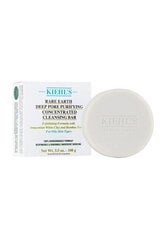 Sejas ziepes Kiehl's Rare Earth Deep Pore Purifying Concentrated Cleansing Bar, 100 g cena un informācija | Sejas ādas kopšana | 220.lv