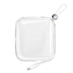 Мини-аккумулятор питания, Joyroom JR-L0041, 10000 мАч., USB-C, USB-A, белый цена и информация | Зарядные устройства Power bank | 220.lv