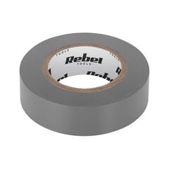 Līmlente Rebel, 0,13 mm x 19 mm x 20 m, pelēka cena un informācija | Rokas instrumenti | 220.lv