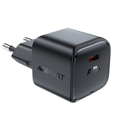 Сетевое мини-зарядное устройство, Acefast A771, PD 30 Вт., GaN, кабель USB-C, белый цена и информация | Зарядные устройства для телефонов | 220.lv