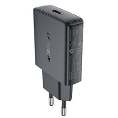 Acefast A651, GaN PD 20W USB-C, черный цена и информация | Зарядные устройства для телефонов | 220.lv
