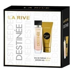 Komplekts La Rive Destinée sievietēm: parfimērijas ūdens EDP, 90 ml + dušas želeja, 100 ml cena un informācija | Sieviešu smaržas | 220.lv