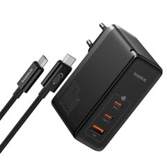 Сетевое зарядное устройство USB-A, Baseus GaN51Pro, 160 Вт. GaN5 2x кабель USB-C /+ USB-C, черный цена и информация | Зарядные устройства для телефонов | 220.lv