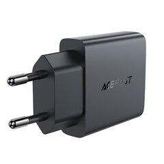 Acefast A691, GaN PD 30W USB-A, USB-C, черный цена и информация | Зарядные устройства для телефонов | 220.lv