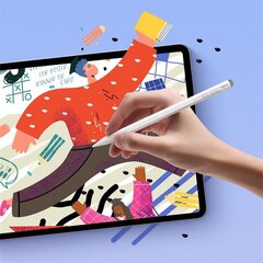 Перо для iPad с активным сменным наконечником, светодиодный индикатор, Baseus P80015802213-011, белое цена и информация | Аксессуары для планшетов, электронных книг | 220.lv