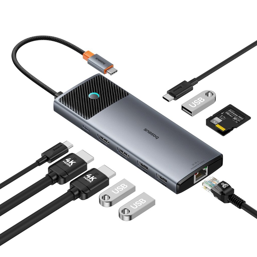 Baseus B00061800813-011 cena un informācija | Adapteri un USB centrmezgli | 220.lv