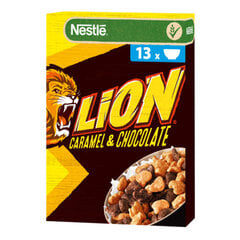 Завтрак со злаками Nestle Lion с шоколадом и карамелью, 400 г цена и информация | Сухие завтраки | 220.lv