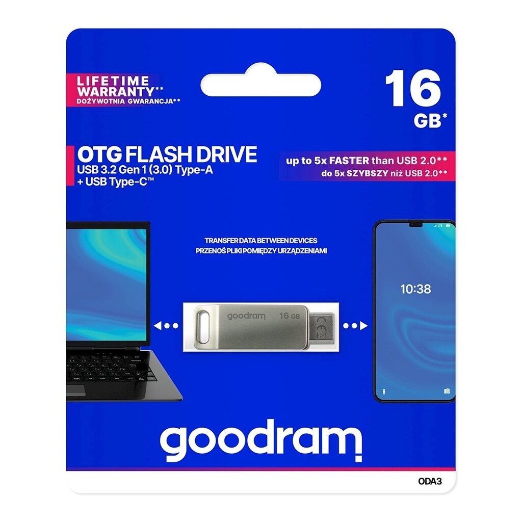 Goodram usb karte цена и информация | USB Atmiņas kartes | 220.lv