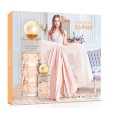 Parfimērijas ūdens komplekts Saphir Muse Night Women sievietēm: parfimērijas ūdens EDP, 200 ml + parfimērijas ūdens EDP, 25 ml cena un informācija | Sieviešu smaržas | 220.lv