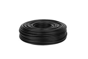 koaksiālais kabelis, 50 omu, 100 m, melns cena un informācija | Rokas instrumenti | 220.lv