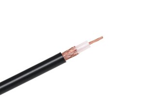 коаксиальный кабель 50 ом 100 м, черный цена и информация | Механические инструменты | 220.lv