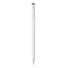 Перо для iPad с активным сменным наконечником, Baseus P80015804213-001, с кабелем USB-C, белое цена и информация | Аксессуары для планшетов, электронных книг | 220.lv