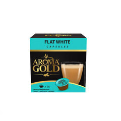 Kafijas kapsulas Aroma Gold Flat White, 187,2 g cena un informācija | Kafija, kakao | 220.lv