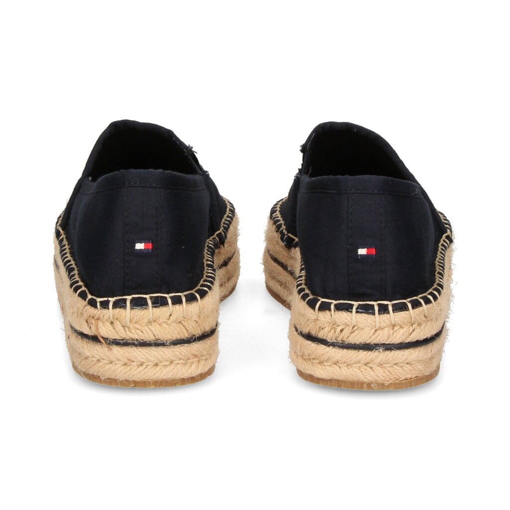 Tommy Hilfiger espadrilles sievietēm, tumši zilas, FW0FW06483 cena un informācija | Sieviešu kurpes | 220.lv