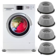 Pretvibrācijas veļas mašīnas paliktņi, 4 gab. cena un informācija | Virtuves piederumi | 220.lv
