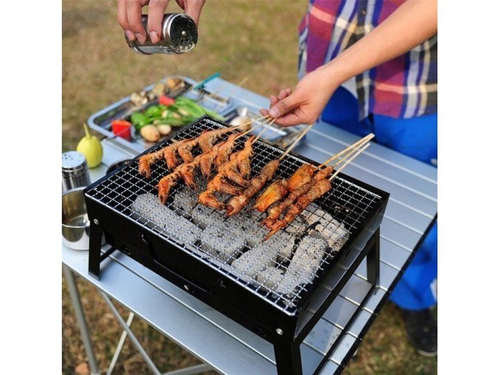 KOKOGĻU TŪRISTU GRILS PORTATĪVAIS SALIEKAMAIS BBQ cena un informācija | Elektriskie grili | 220.lv