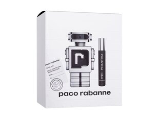 Komplekts Paco Rabanne Phantom vīriešiem: tualetes ūdens EDT, 100 ml + tualetes ūdens EDT, 20 ml cena un informācija | Vīriešu smaržas | 220.lv