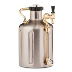 Spiediena tvertne, Bubbler GrowlerWerks uKeg™ 3,8L, RST цена и информация | Кухонные принадлежности | 220.lv