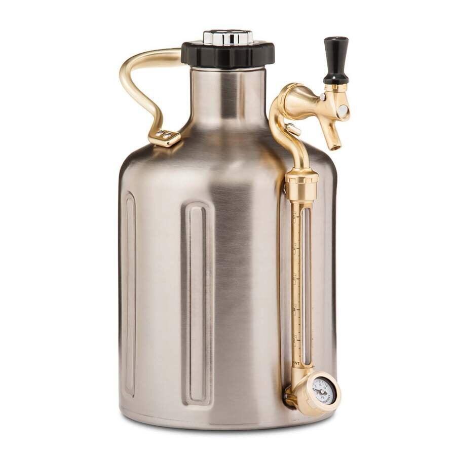 Spiediena tvertne, Bubbler GrowlerWerks uKeg™ 3,8L, RST cena un informācija | Virtuves piederumi | 220.lv