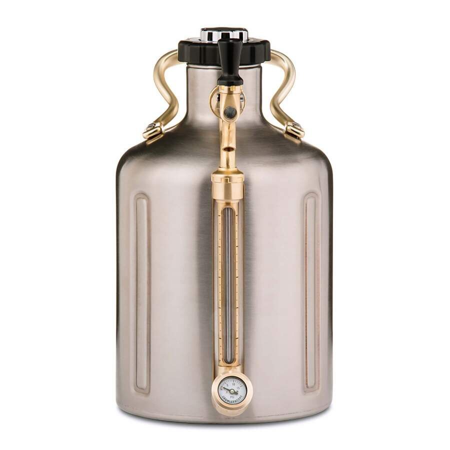 Spiediena tvertne, Bubbler GrowlerWerks uKeg™ 3,8L, RST cena un informācija | Virtuves piederumi | 220.lv