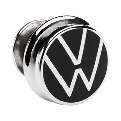 Значок с логотипом Volkswagen VW, серебристый/черный цена и информация | Броши | 220.lv