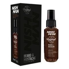 Bārdas un ūsu smaržas Nishman Beard & Moustache Parfum Adonis vīriešiem, 75 ml цена и информация | Парфюмированная мужская косметика | 220.lv