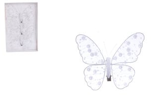 украшение в виде бабочки 3 шт. цена и информация | Аппликации, декорации, наклейки | 220.lv